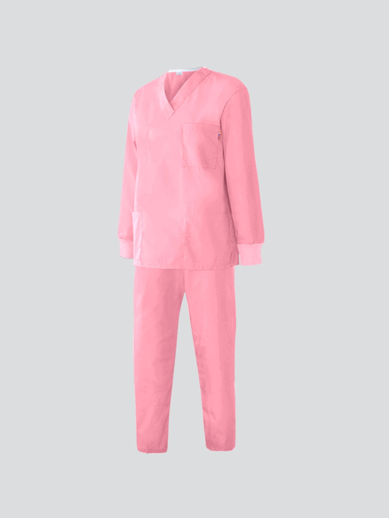 Long Sleeve Care Giver Set Uniform With Stretchable Fabric in Wrist